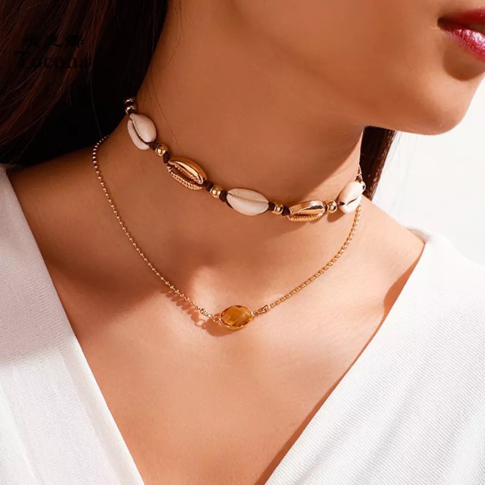 Bohemian Summer Shell Necklaces